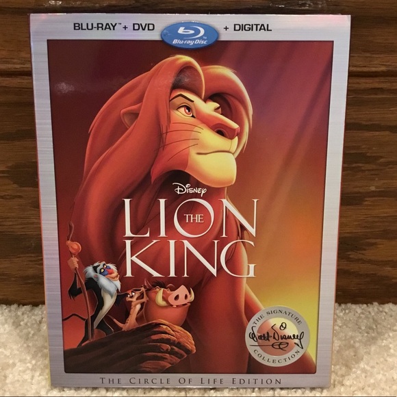 Disney Other - The Lion King Signature Collection Circle of Life Edition DVD+Blu-Ray+Digital